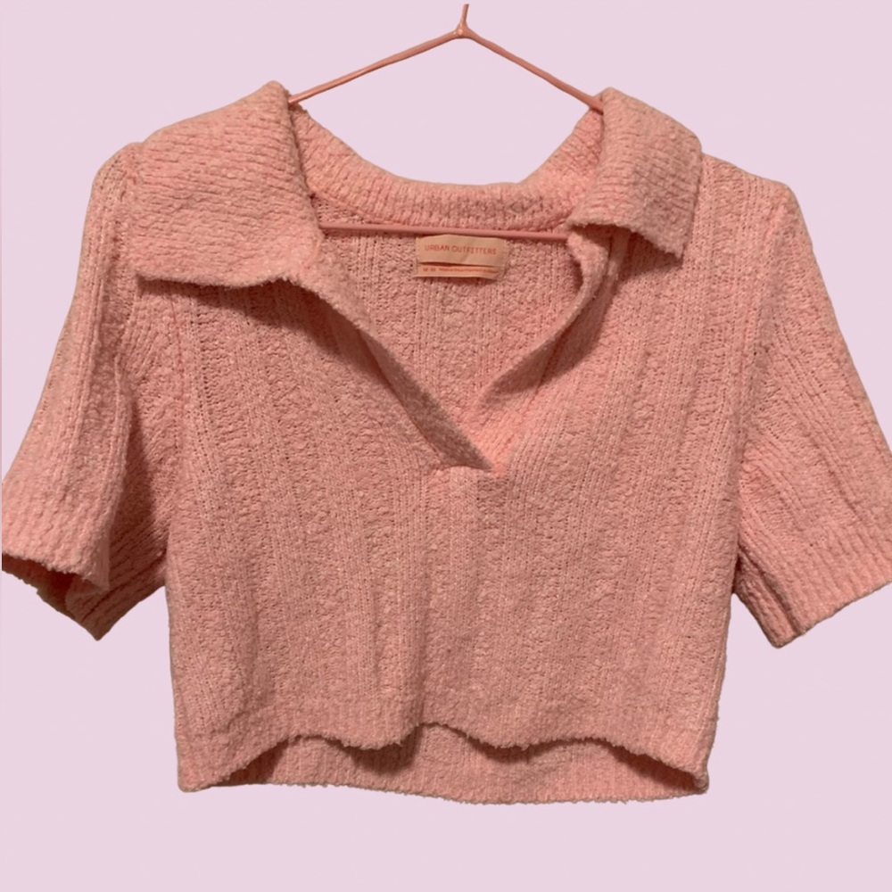 Urban Outfitters Pink Cozy Crop Size M